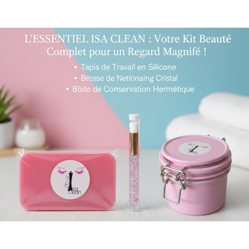 L'ESSENTIEL ISA CLEAN : Votre Kit Beauté Complet pour un Regard Magnifié !
